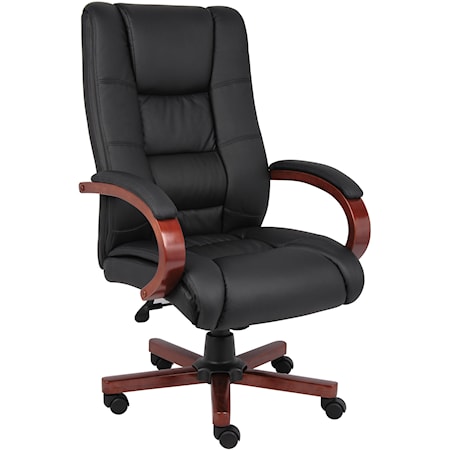 CaresoftPlus Upholstered Executive Chair with Infinite Tilt Lock