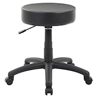 Backless DOT Stool, Black