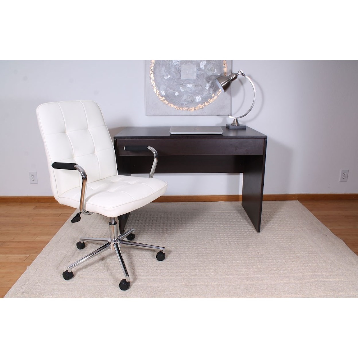 Presidential Seating Task Chairs Modern Office Chair w/ Chrome Arms