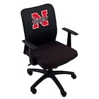 U of NE Mesh Back Task Chair with Arms