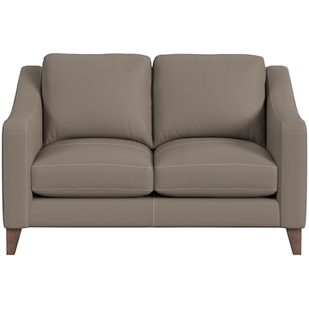 Dolci Leather Loveseat