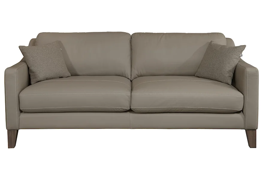 Dolci by Drew and Jonathan Home Dolci Leather Sofa by Pulaski Furniture at Morris Home