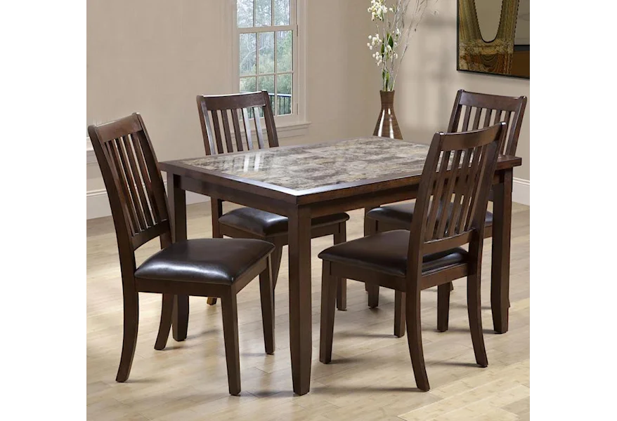 2096 5 Piece Table & Chair Set by Primo International at Bullard Furniture