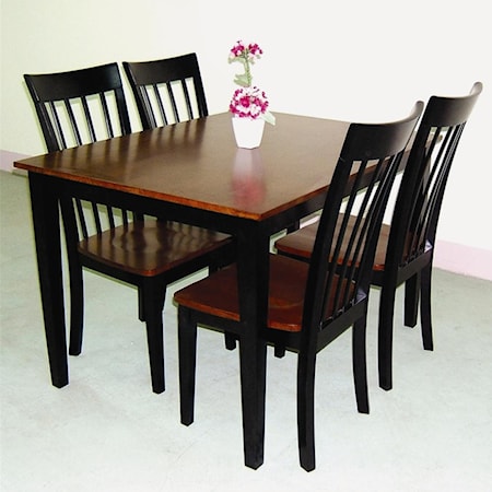 Five Piece Table & Chair Set
