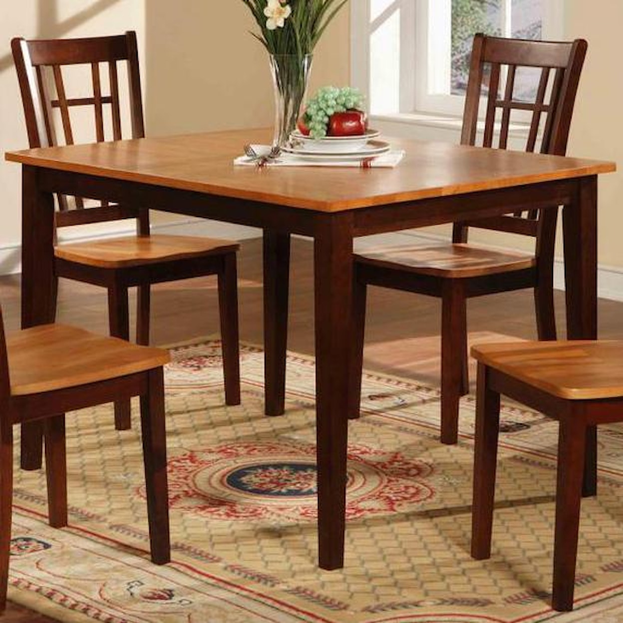 Primo International 552 Table and 4 Chairs