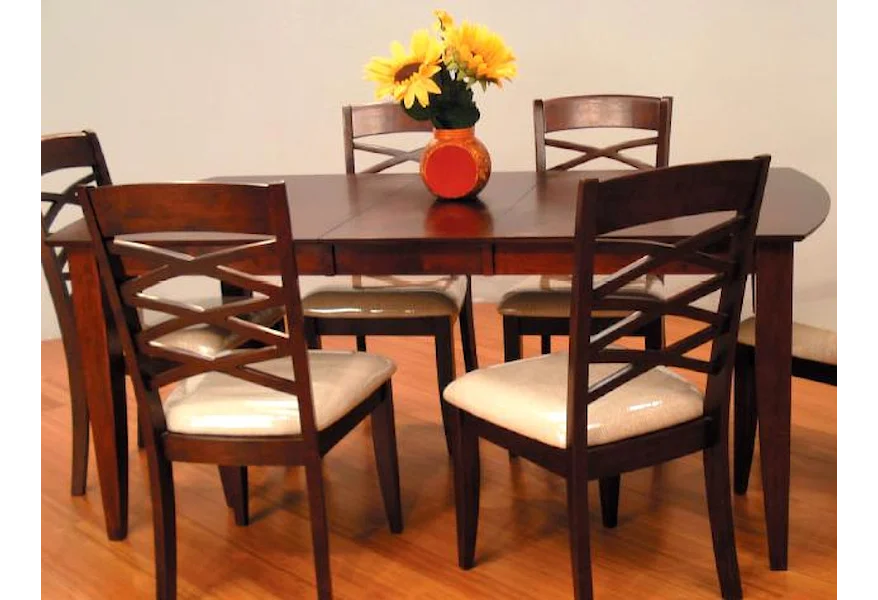 8209 Rectangular Leg Dining Table by Primo International at Nassau Furniture and Mattress