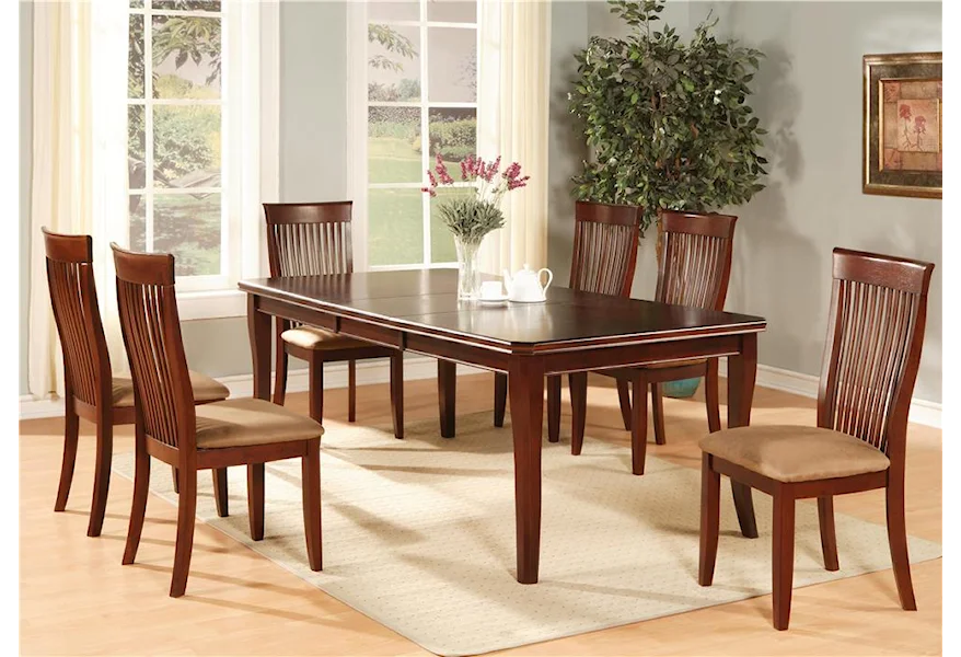 8931 7 Piece Table & Chair Set by Primo International at Beds N Stuff