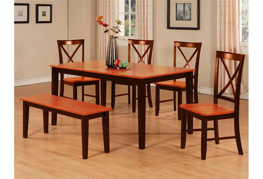 8971 6 Piece Table & Chair Set by Primo International at Nassau Furniture and Mattress