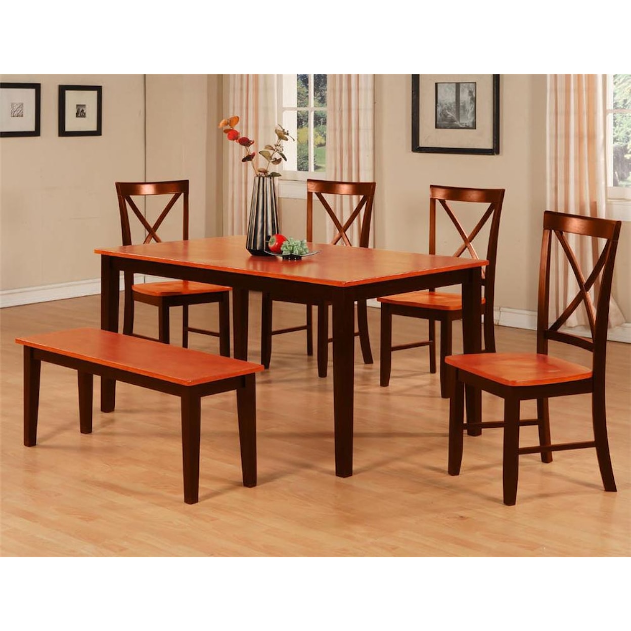 Primo International 8971 6 Piece Table & Chair Set