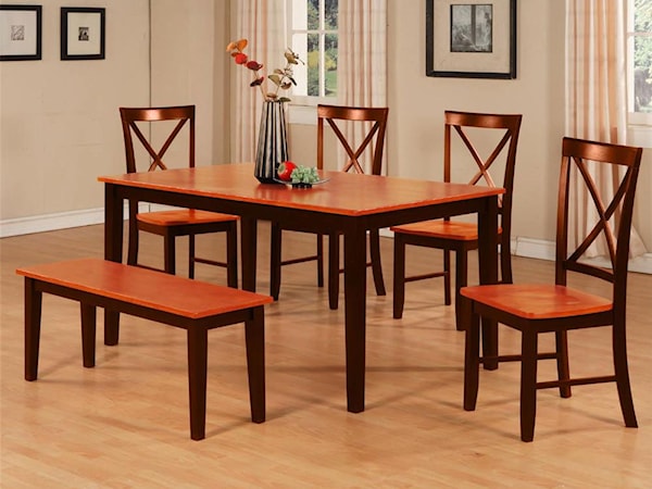 6 Piece Table & Chair Set