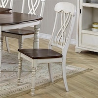 Dining Side Chiar with Turned Legs