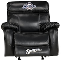 Rocker Recliner with Sports Logo