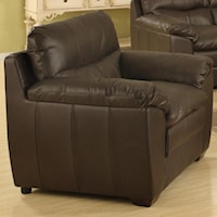 Upholstered Leather Chair