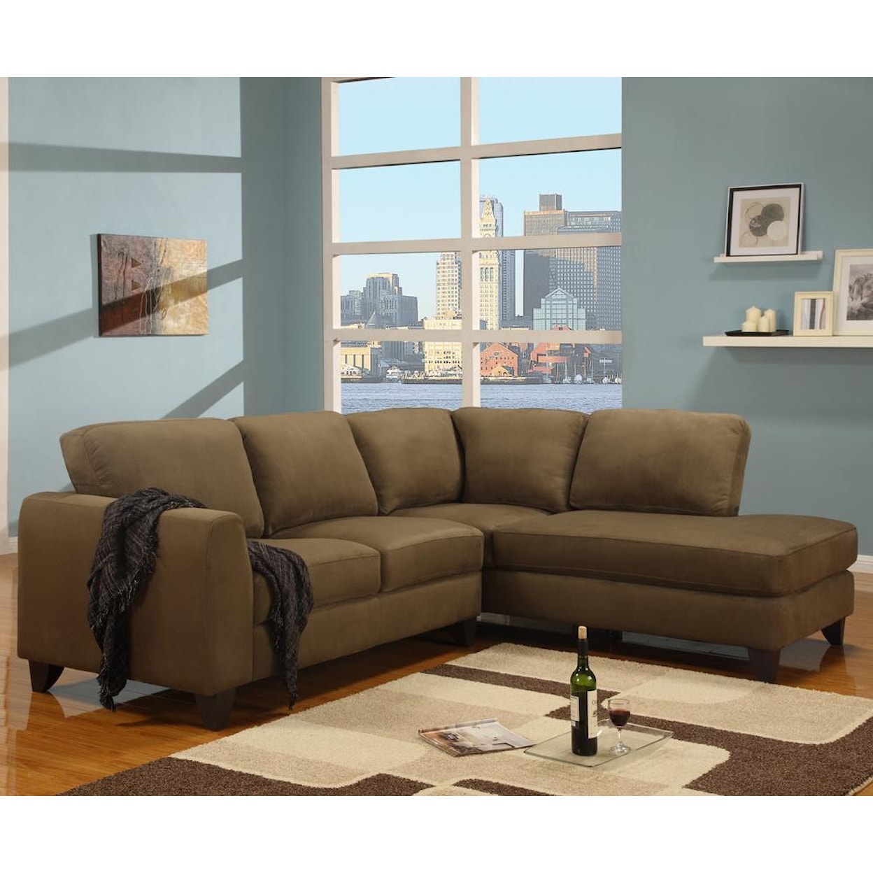 Primo International Gemma Sectional Sofa