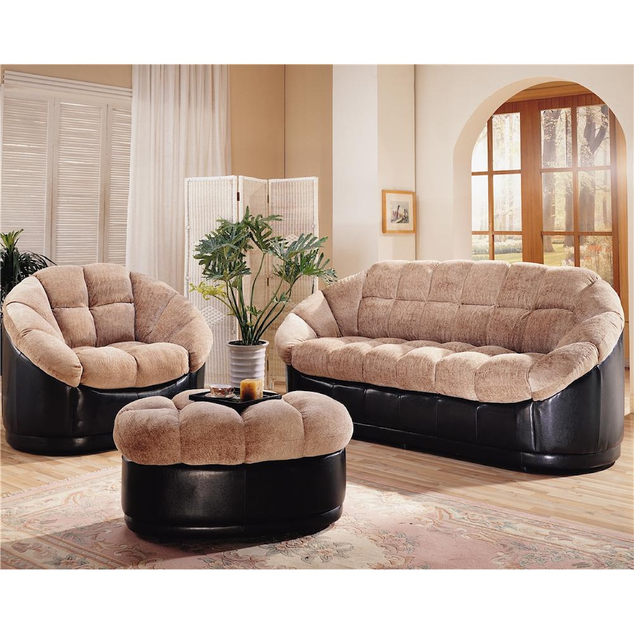 Primo International Ion Two Tone Stationary Sofa