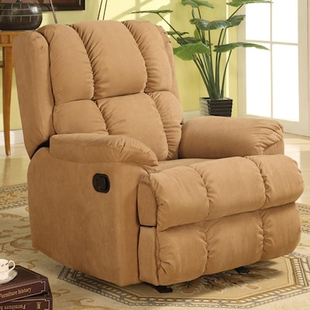 Plush Rocker Recliner