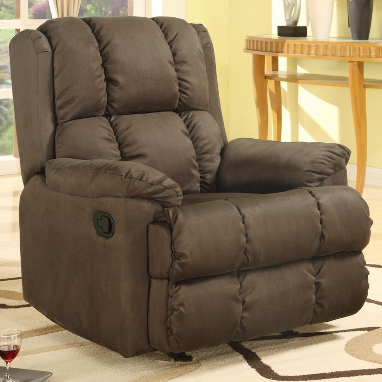 Primo International Lory Plush Rocker Recliner