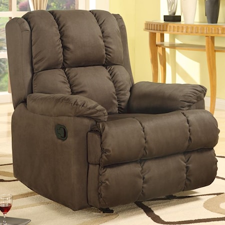 Plush Rocker Recliner