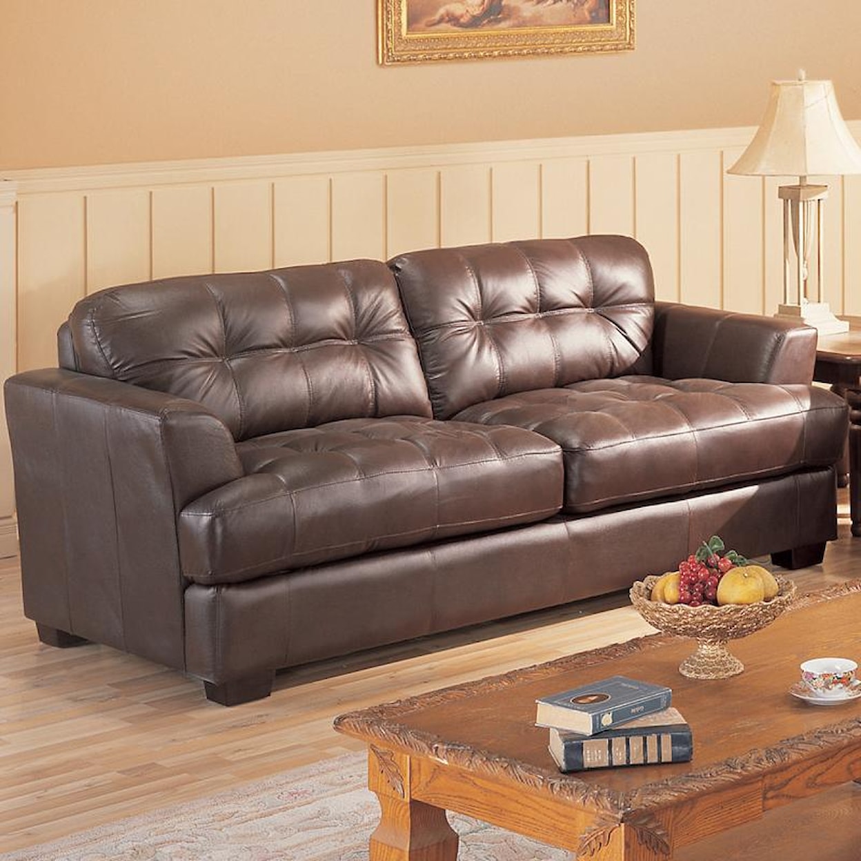 Primo International Millenium Leather Sofa
