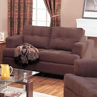 Contemporary Upholstered Love Seat
