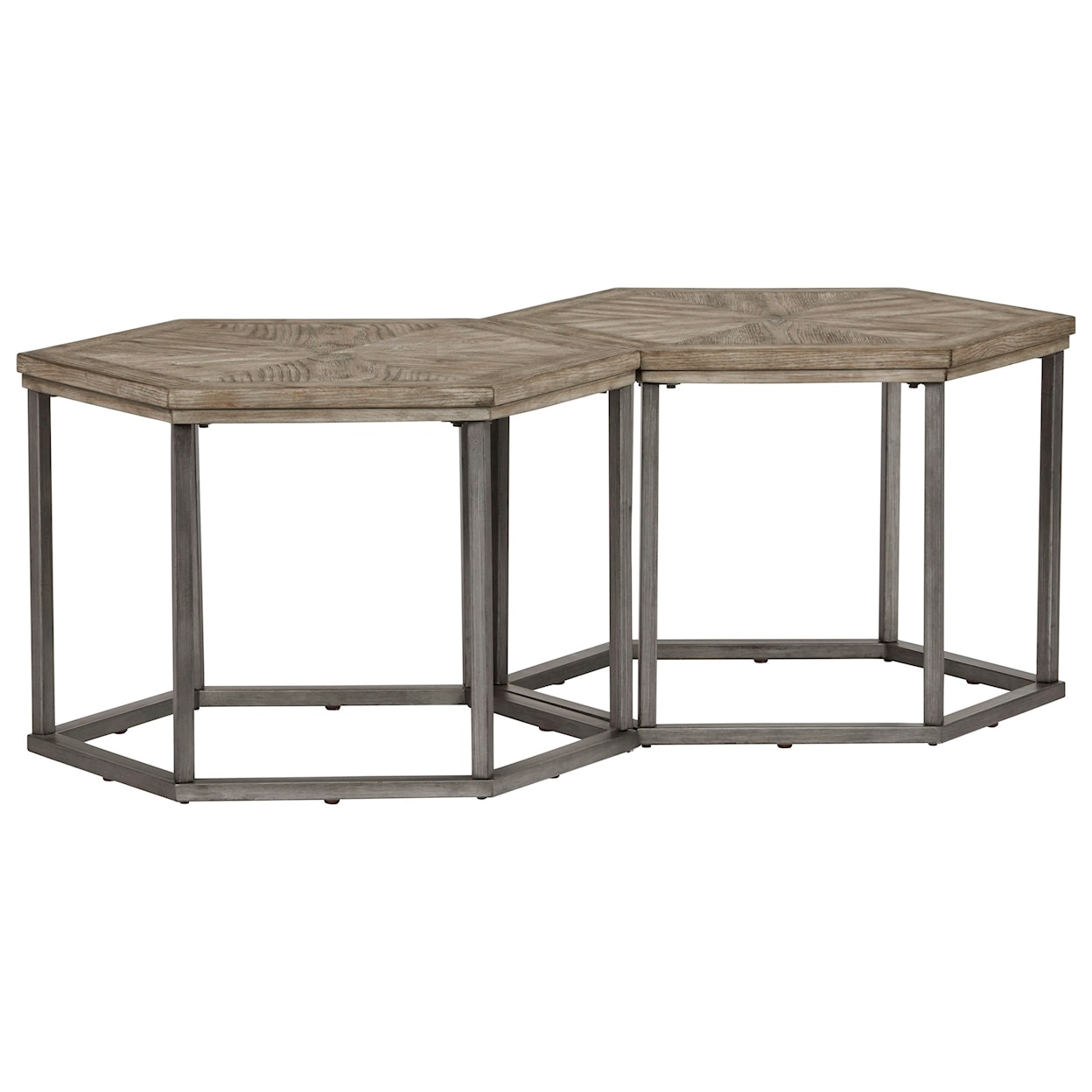 Progressive Furniture Adison Cove Hexagon Bunching Cocktail Table