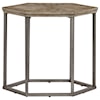 Progressive Furniture Adison Cove Hexagon End Table