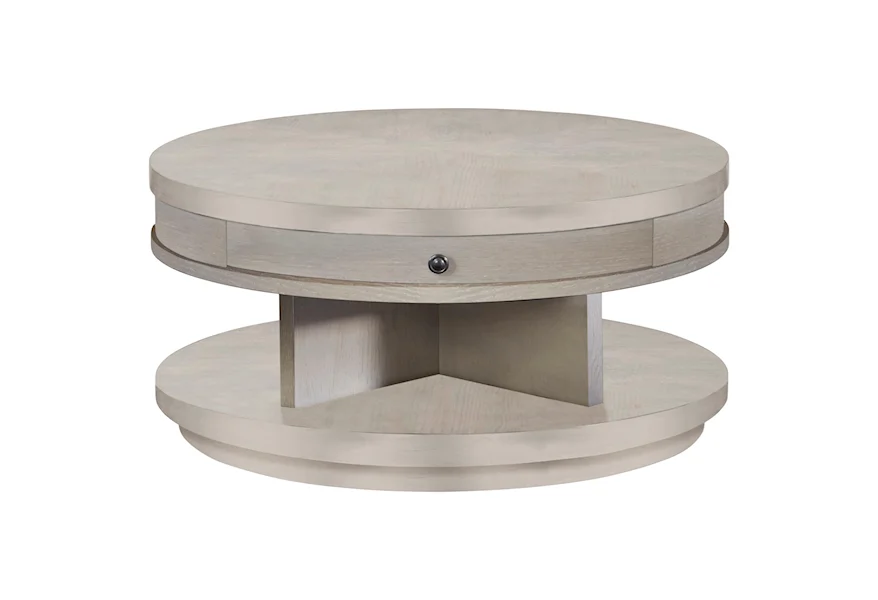 Augustine Round Cocktail Table by Progressive Furniture at Dream Home Interiors