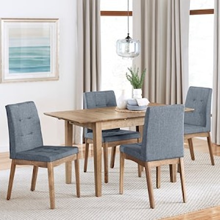 5-Piece Butterfly Dining Table Set