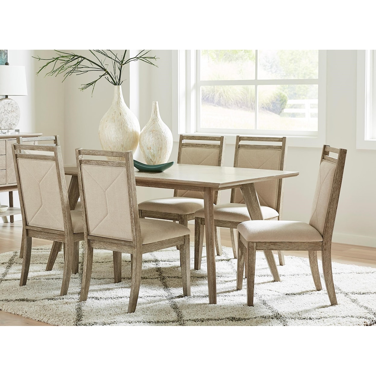 Progressive Furniture Beck 7-Piece Table and Chair Set