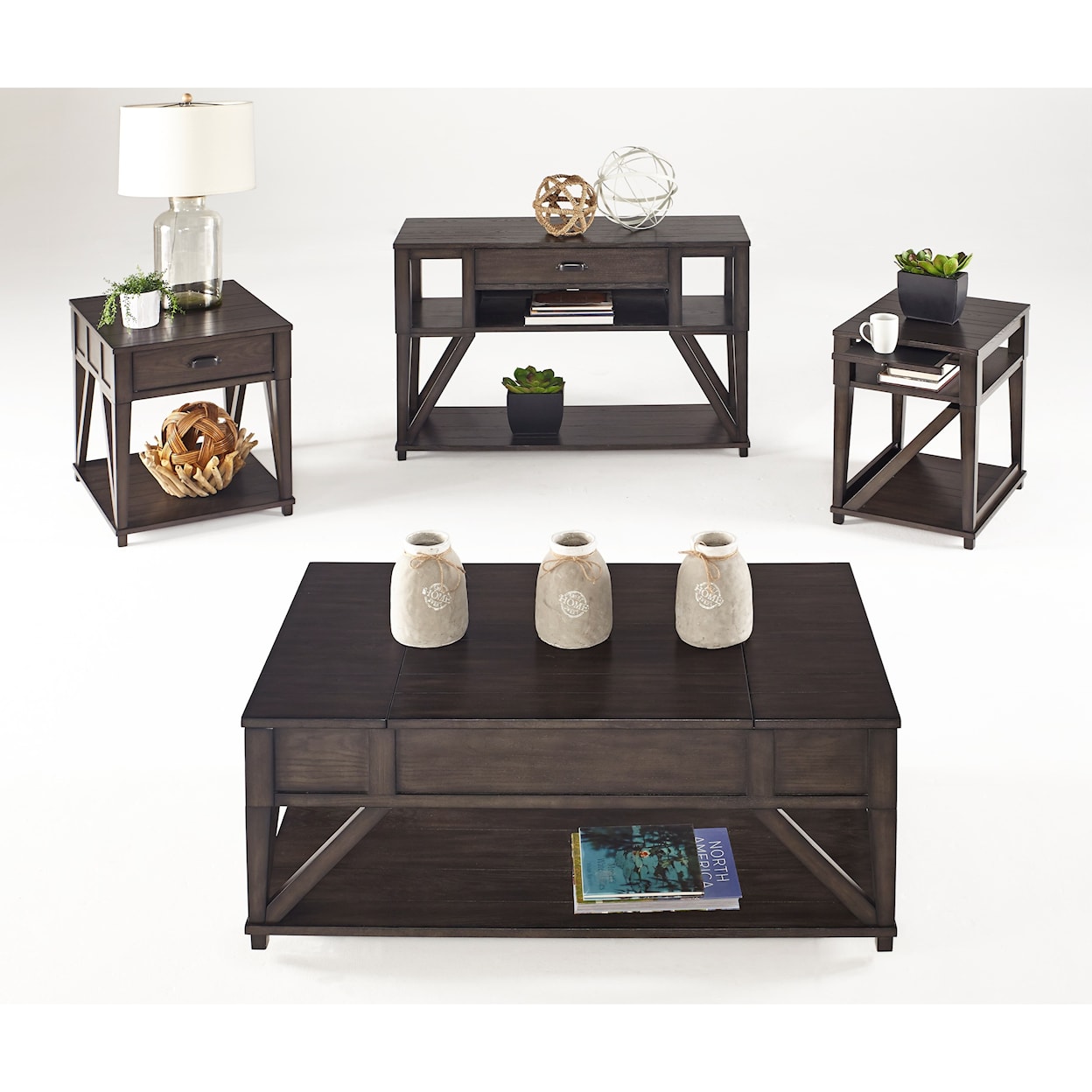 Progressive Furniture Consort Sofa/Console Table