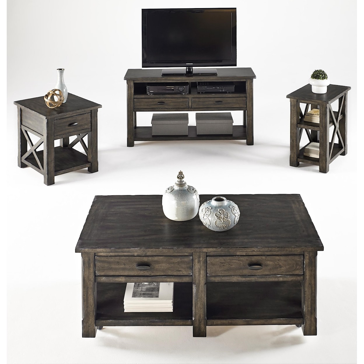 Progressive Furniture Crossroads Entertainment Console