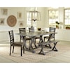 Progressive Furniture Fiji 6-Piece Table and Chair Set with Bench