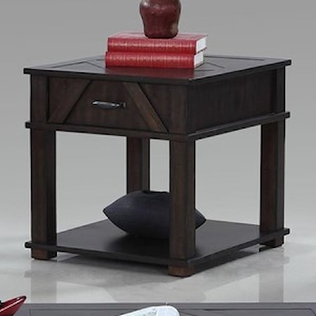 Rectangular End Table