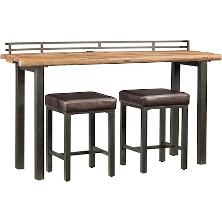 3-Piece Table and Stool Set