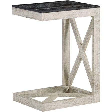 Modern Rustic C End Table