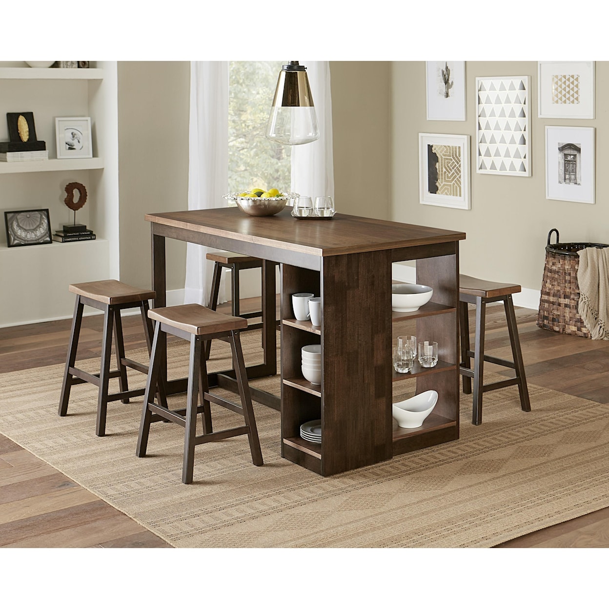 Progressive Furniture Kenny Counter Storage Table