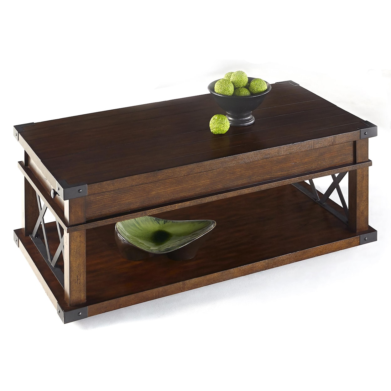 Progressive Furniture Landmark Castered Lift-Top Cocktail Table