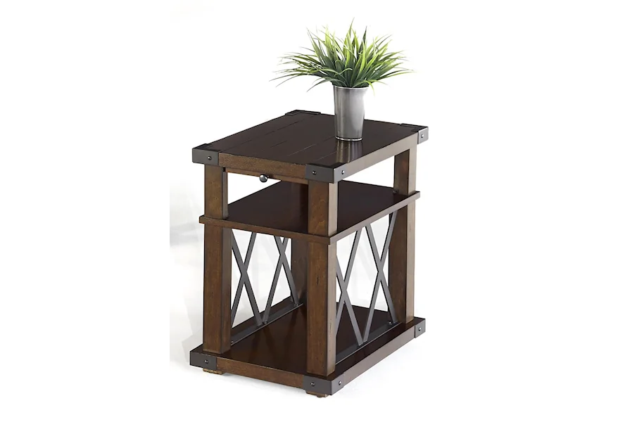 Landmark Chairside Table by Progressive Furniture at Darvin Furniture