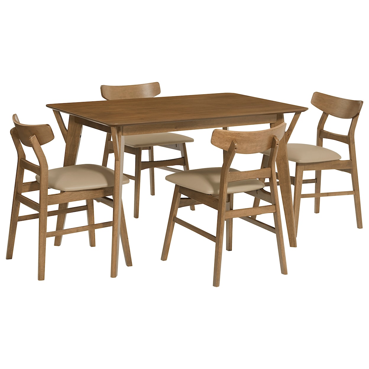 Progressive Furniture Marlow 5-Piece Table and Chair Set