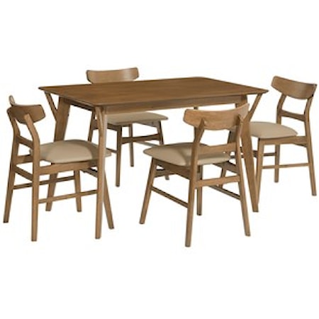 5-Piece Table and Chair Set