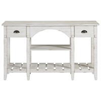 Farmhouse Console Table with Drawers