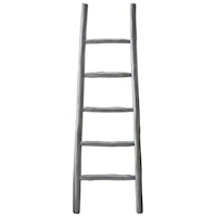 August Gray Blanket Ladder