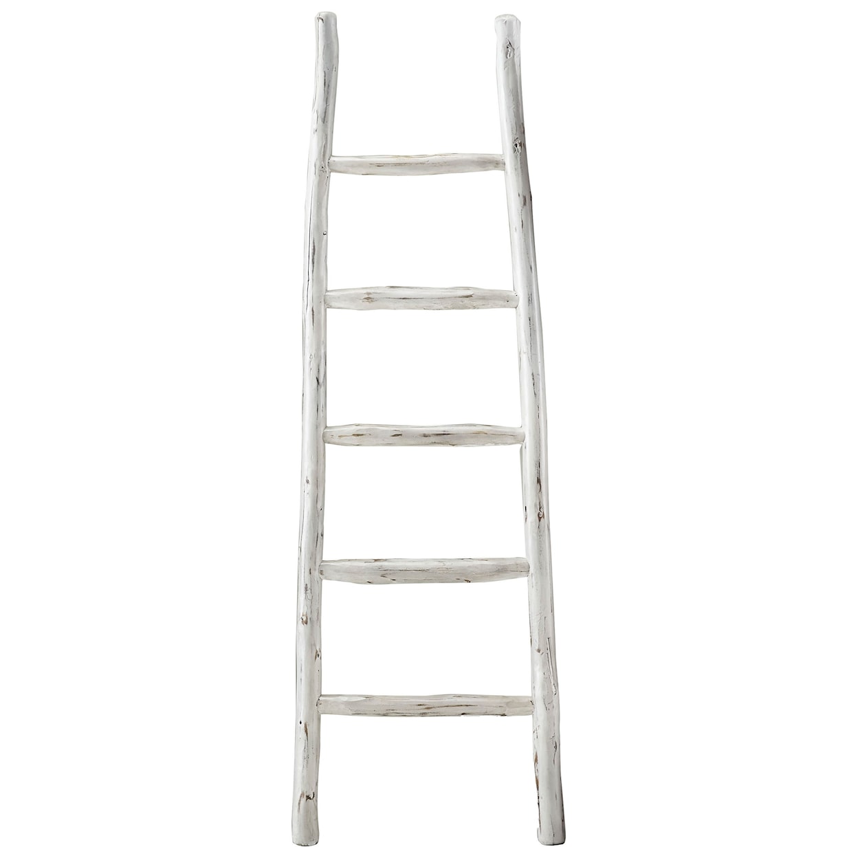 Progressive Furniture Millie Linen White Blanket Ladder