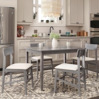 Contemporary Dining Table W/4 Chairs