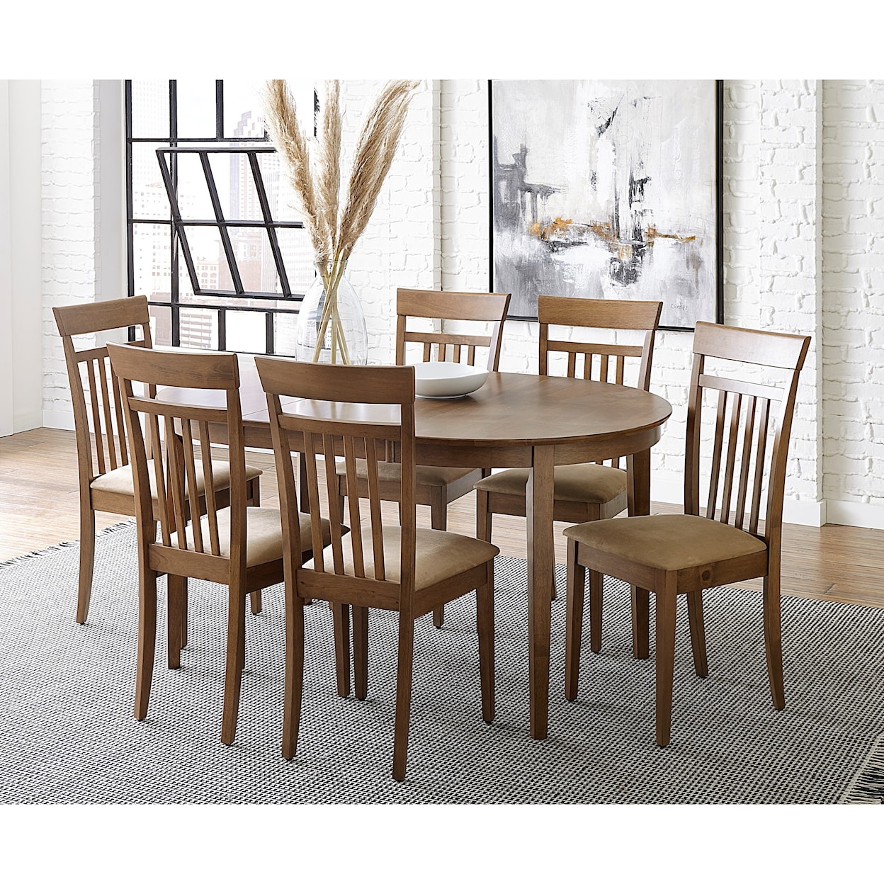 Progressive Furniture Palmer 7-Piece Table and Chair Set