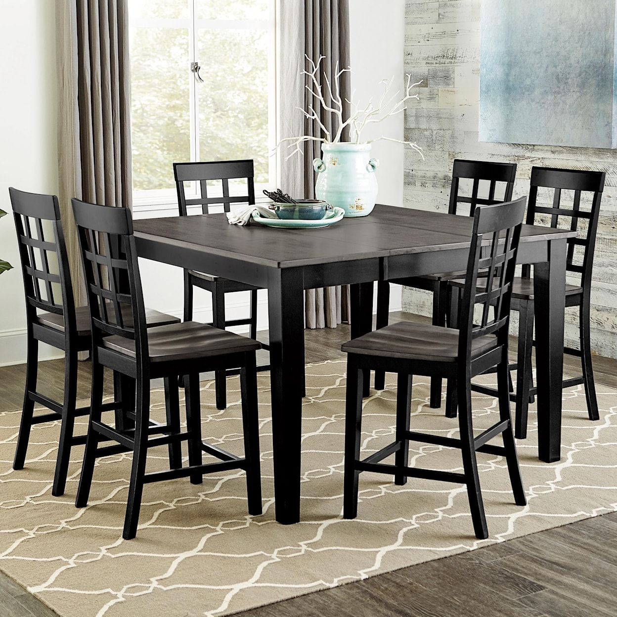 Carolina Chairs Salem 7-Piece Counter Table Set