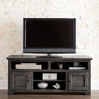 Contemporary 60" Console with Adjustable Shelves