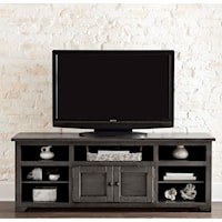 Contemporary 70" Console with Adjustable Shelves