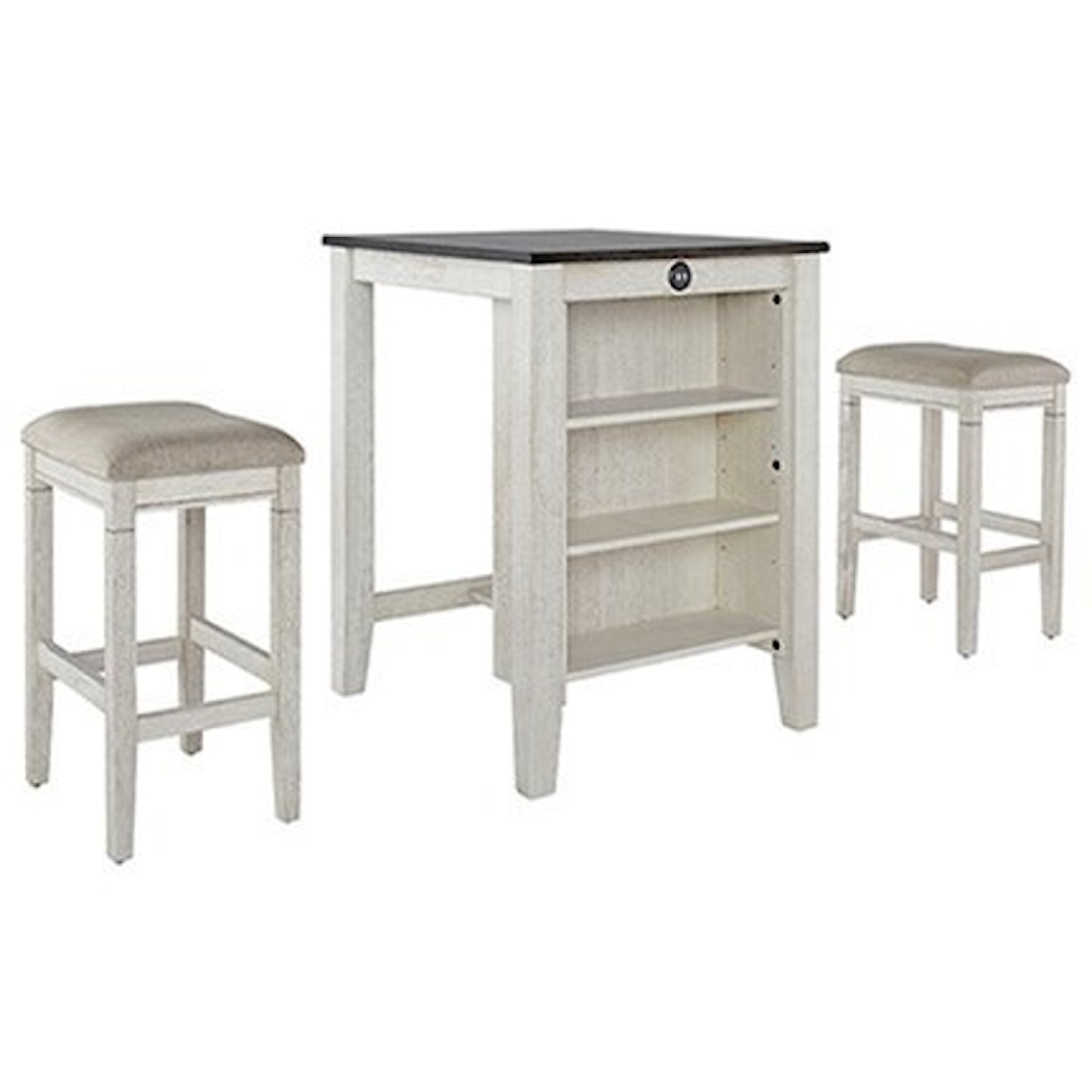 Carolina Chairs Tapas 3-Piece Counter Table & 2 Stool Set