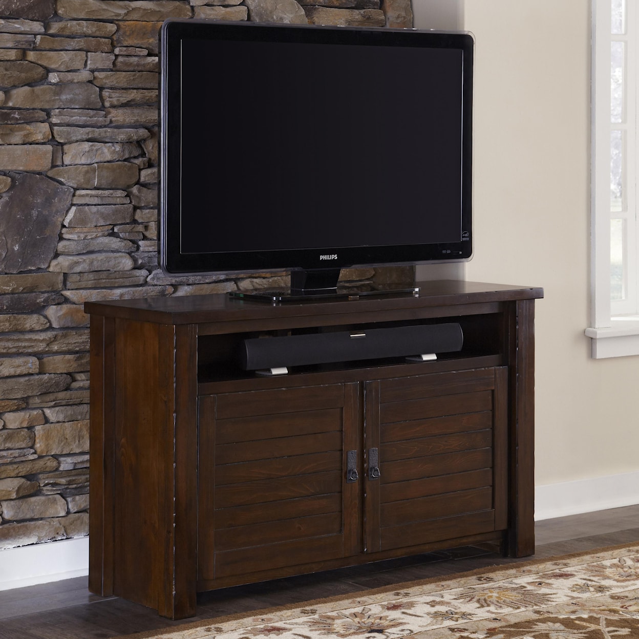 Progressive Furniture Trestlewood 54" Console